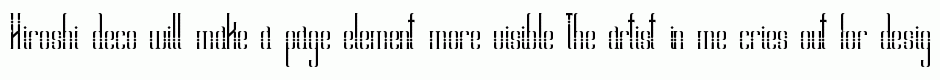 Hiroshi deco