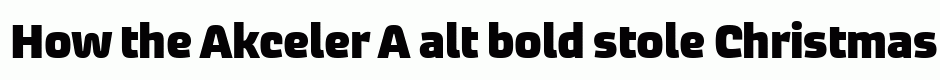 Akceler A alt bold