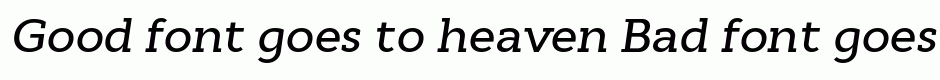 Cyntho Slab Pro Medium Italic