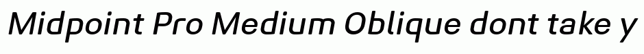Midpoint Pro Medium Oblique