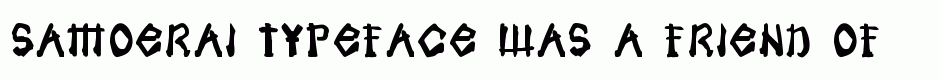 Samoerai Typeface