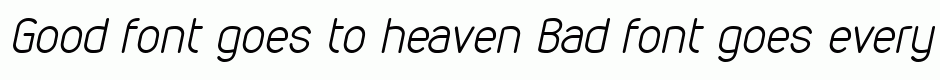 VDS Thin Italic