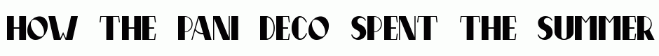 Pani Deco