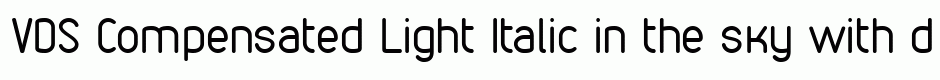 VDS Compensated Light Italic