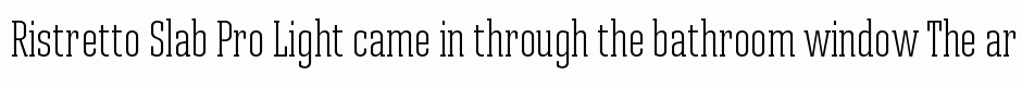 Ristretto Slab Pro Light