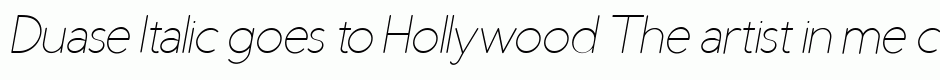 Duase Italic