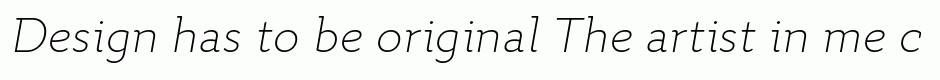 Quiza Pro ExtraLight Italic