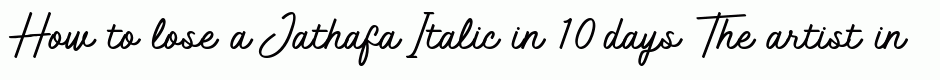 Jathafa Italic