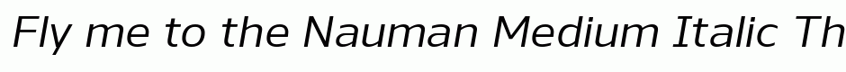 Nauman Medium Italic