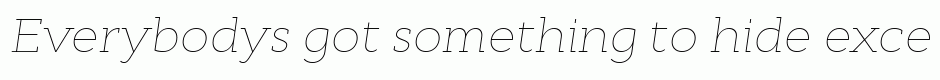 Cyntho Slab Pro Thin Italic