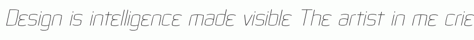 Quam thin italic