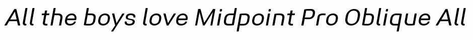 Midpoint Pro Oblique