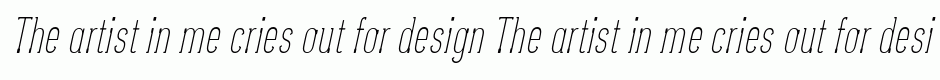 Oasaqueña Tall Italic