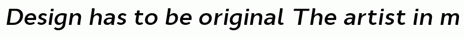 Cyntho Pro SemiBold Italic