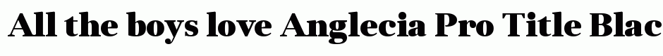 Anglecia Pro Title Black