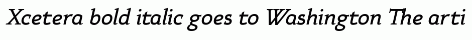Xcetera bold italic