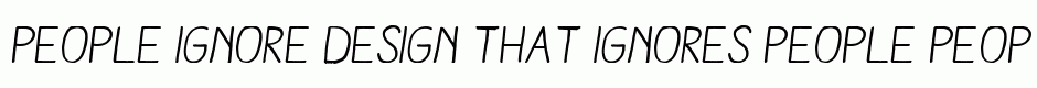 Aracne Regular Italic