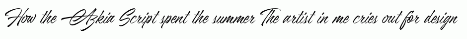Azkia Script
