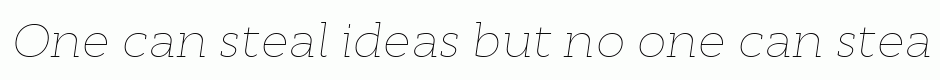 Cyntho Slab Pro Thin Italic
