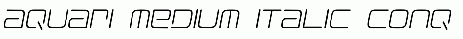 Aquari Medium Italic