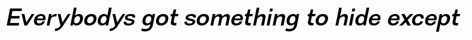 Semi Bold Oblique