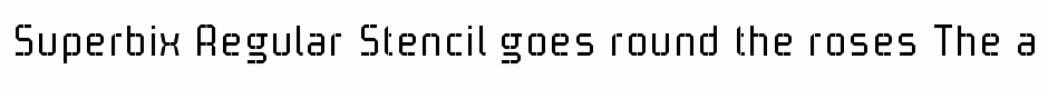 Superbix Regular Stencil