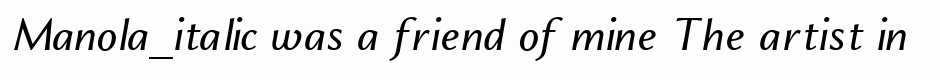 Manola_italic
