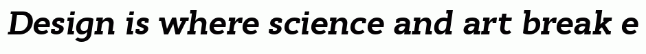 Cyntho Slab Pro Bold Italic
