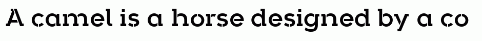 Arkibal Serif Stencil Regular
