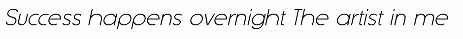 Boston light italic