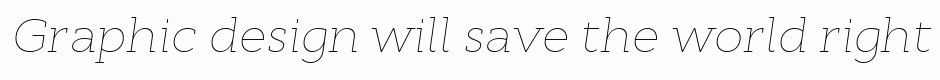 Cyntho Slab Pro Thin Italic
