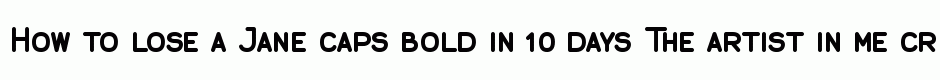 Jane caps bold