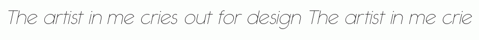 Ealing thin italic