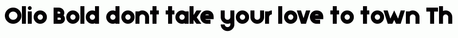 Olio Bold