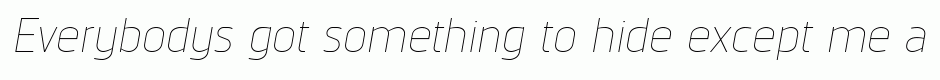 Norpeth Light Italic