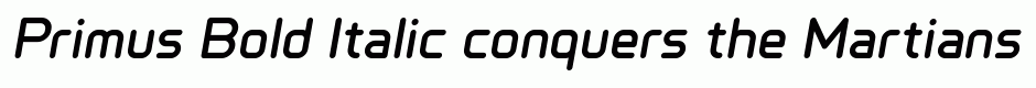 Primus Bold Italic