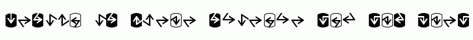 Palm Icons arrows