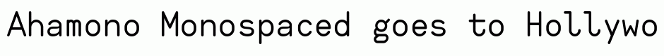 Ahamono Monospaced