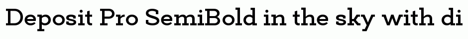 Deposit Pro SemiBold