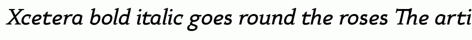 Xcetera bold italic