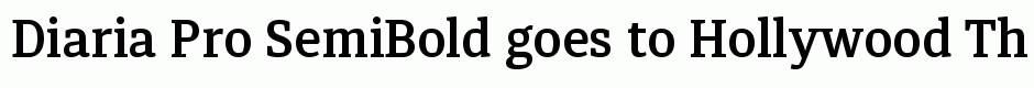 Diaria Pro SemiBold
