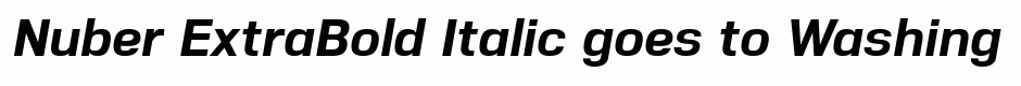 Nuber ExtraBold Italic
