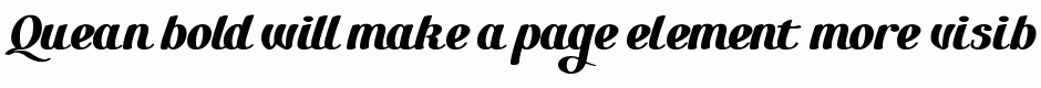 Quean bold