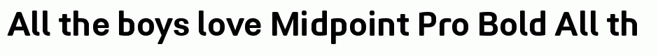 Midpoint Pro Bold