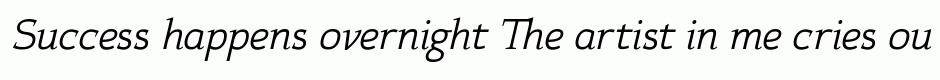 Xcetera italic