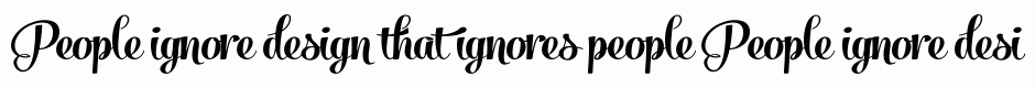Salamander Script Bold