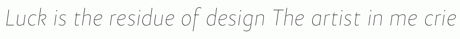 Samo Sans Pro Hair Italic