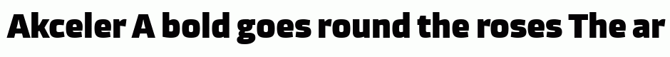 Akceler A bold