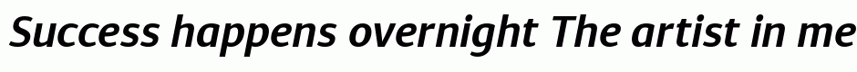 Diaria Sans Pro SemiBold Italic