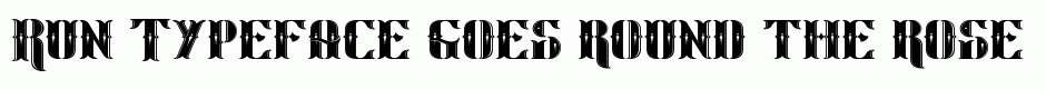 Run Typeface